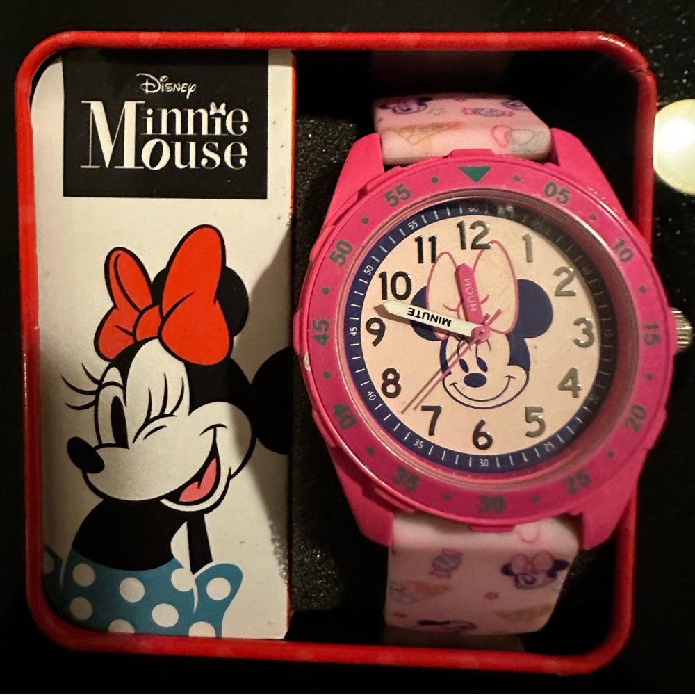 Disney Minnie Mouse watch, new in box